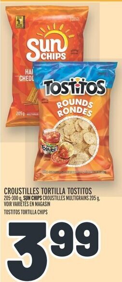 Metro CROUSTILLES TORTILLA TOSTITOS offer