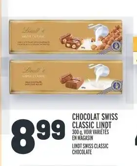 Metro CHOCOLAT SWISS CLASSIC LINDT offer