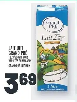 Metro LAIT UHT GRAND PRÉ offer