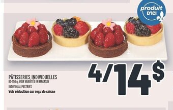 Metro PÂTISSERIES INDIVIDUELLES 80-150 g offer