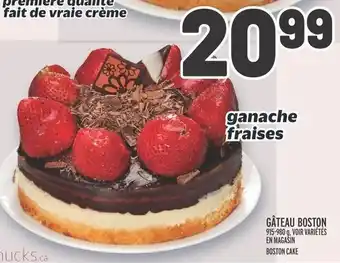 Metro GÂTEAU BOSTON ganache fraises offer