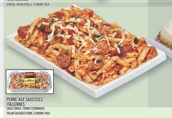 Metro PENNE AUX SAUCISSES ITALIENNES offer