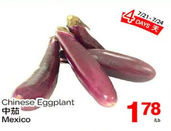T&T Supermarket Chinese Eggplant offer