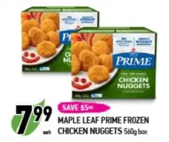 Coppa's Fresh Market MAPLE LEAF PRIME FROZEN CHICKEN NUGGETS offer