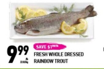 Coppa's Fresh Market FRESH WHOLE DRESSED RAINBOW TROUT offer