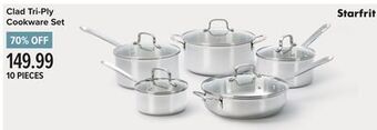 Linen Chest Clad tri-ply cookware set offer