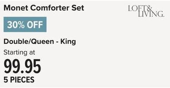 Linen Chest Monet comforter set offer