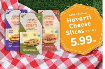 IGA Arla Castello Havarti Cheese Slices 7's-8's offer