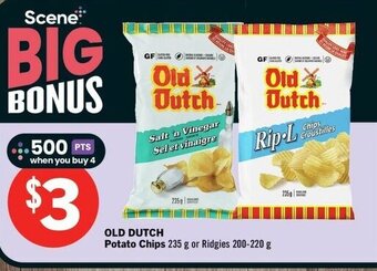 IGA OLD DUTCH Potato Chips 235 g offer