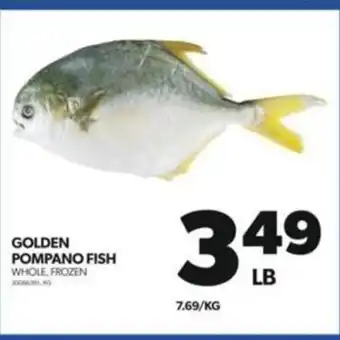 Wholesale Club GOLDEN POMPANO FISH WHOLE, FROZEN offer