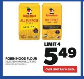 Wholesale Club ROBIN HOOD FLOUR SELECTED VARIETIES, 2/2.5 KG offer