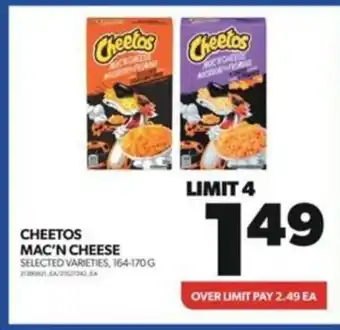 Wholesale Club CHEETOS MAC'N CHEESE offer