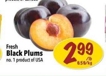 Farm Boy Fresh Black Plums offer