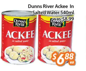 Ample Food Market Dunns River Ackee In Salted Water 540ml offer