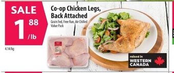 Co-op Chicken Legs, Back Attached offer