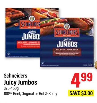 Commisso's Fresh Foods Schneiders Juicy Jumbos offer