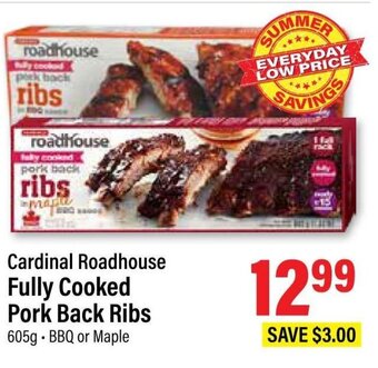 Commisso's Fresh Foods Cardinal Roadhouse Fully Cooked Pork Back Ribs offer