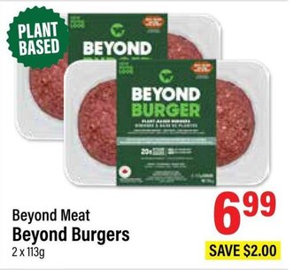 Commisso's Fresh Foods Beyond Meat Beyond Burgers offer