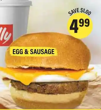 Commisso's Fresh Foods EGG & SAUSAGE offer
