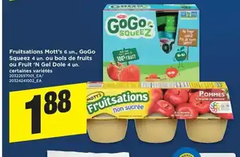 Maxi Fruitsations Mott's offer