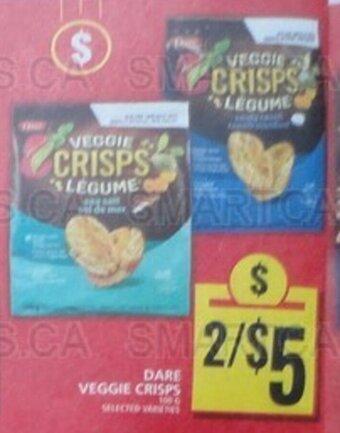 Food Basics DARE VEGGIE CRISPS offer