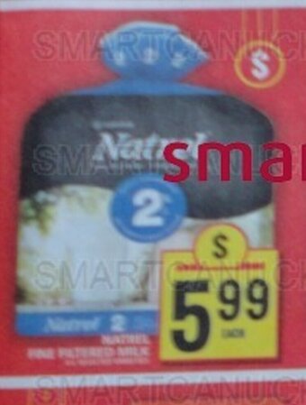 Food Basics NATREL FINE FILTERED MILK offer
