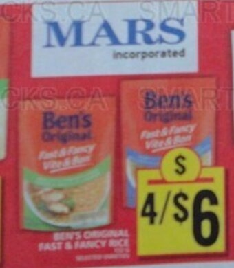 Food Basics BEN'S ORIGINAL FAST & FANCY RICE offer