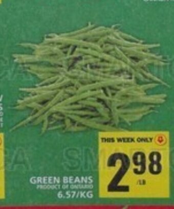 Food Basics GREEN BEANS offer