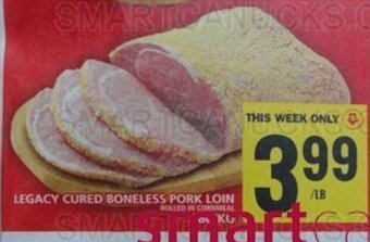 Food Basics LEGACY CURED BONELESS PORK LOIN offer