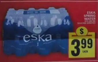 Food Basics ESKA SPRING WATER 24 X 500 MIL offer