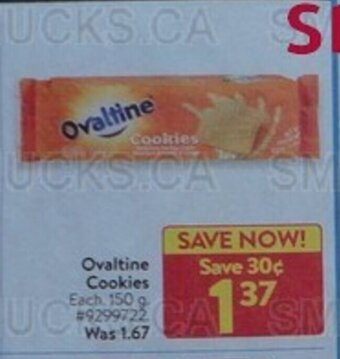 Walmart Ovaltine Cookies offer