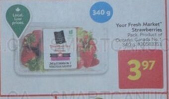 Walmart Your Fresh Market Strawberries offer