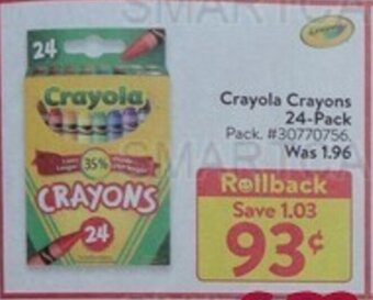 Walmart Crayola Crayons offer