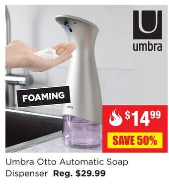 Kitchen Stuff Plus Umbra otto automatic soap dispenser offer