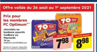 Maxi Chocolats Ou Bonbons Assortis Candbury ou Maynards offer