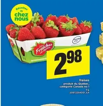 Maxi Fraises Profuit Du Québec offer