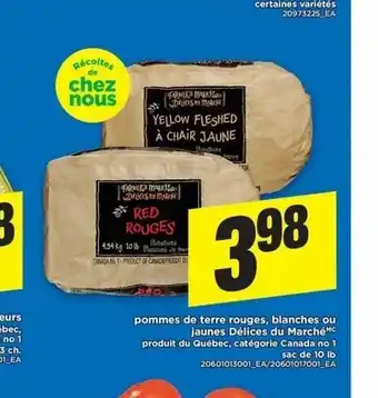 Maxi Pommes De Terre Rouges, Blanches Ou offer