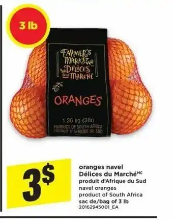 Maxi Oranges Navel Délices Du Marche offer