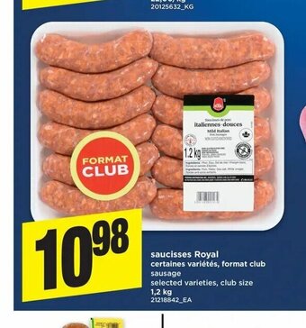 Maxi Saucisses Royal offer