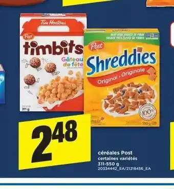 Maxi Céréales Post offer