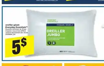 Maxi Oreiller Géant Everyday Essentials offer