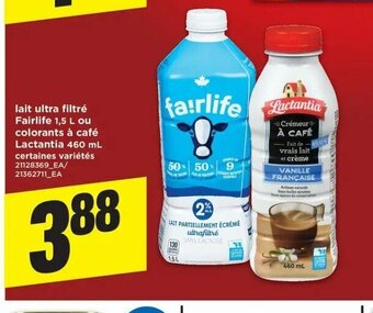 Maxi Lait Ultra Filtré Fairlife offer