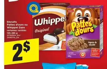 Maxi Biscuits Pattes D'ours Ou Whippet Dare offer