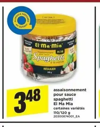 Maxi Assaisonnement Pour Sauce Spaghetti El Ma Mia offer
