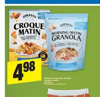Maxi Céréales Ou Granola Jordans offer