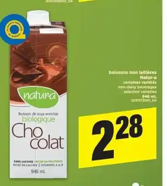 Maxi Boissons Non Laitiéres offer