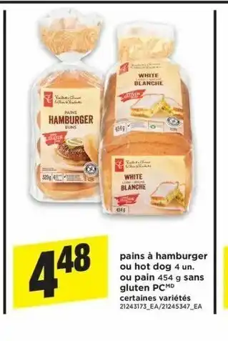 Maxi Pains a Hamburher Ou Hot Dog offer