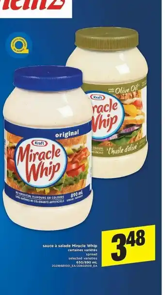 Maxi Sauce A Salade Miracle Whip offer