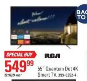 Canadian Tire 55" Quantum dot 4k smart TV offer