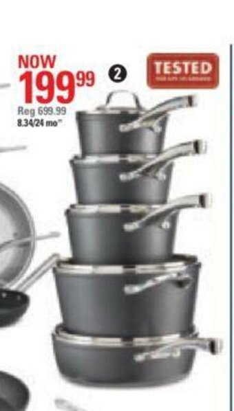 Canadian Tire 10-Pc diamond cookset offer